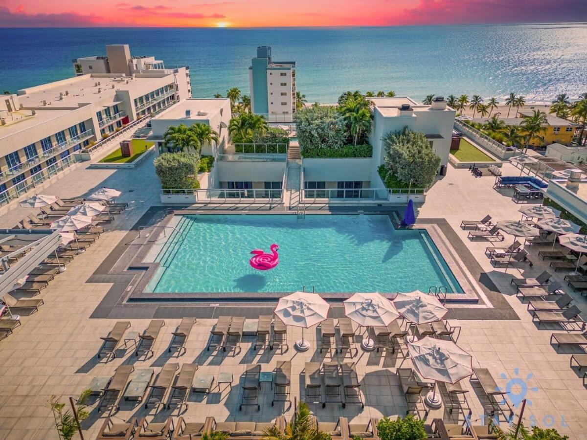 Amazing Pool - Balcony - Up To 6 - Near Beach Hollywood Exterior photo
